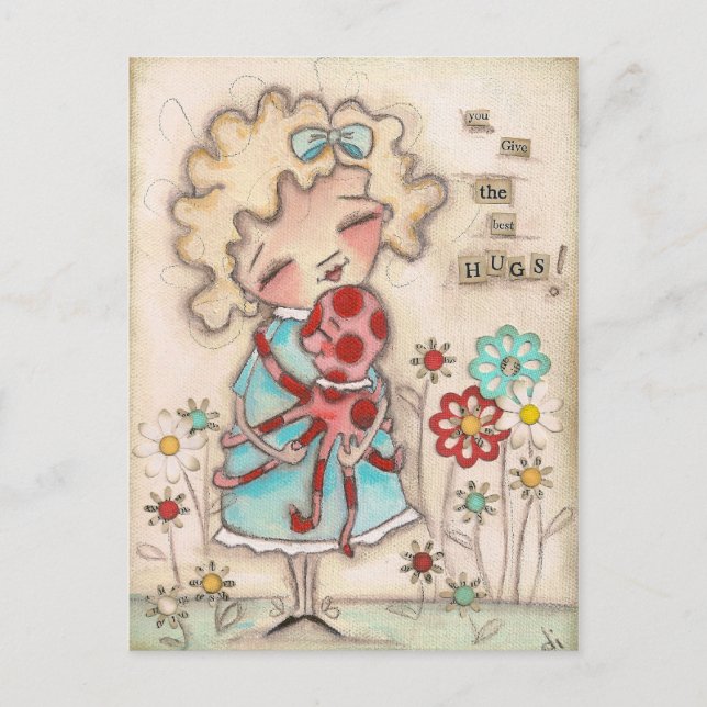 The Best Hugger - Post Card (Front)