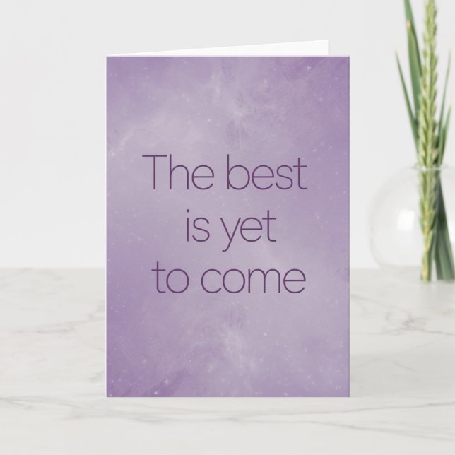 "The Best Is Yet To Come" Hope Card (Front)