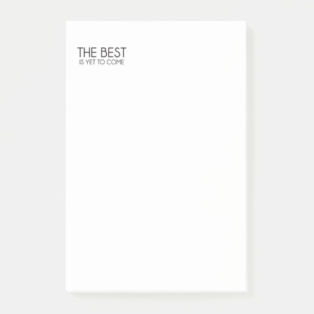 The Best Is Yet to Come Post-it Notes (Front)