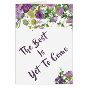 "The Best Is Yet To Come" Wedding Card