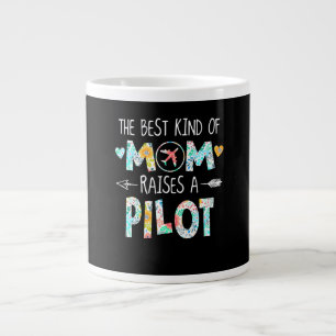 The Best Kind Of Mum Raise Pilot Best Gift Large Coffee Mug