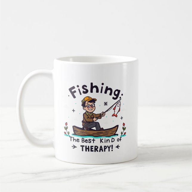 The Best Kind of Therapy Coffee Mug (Left)