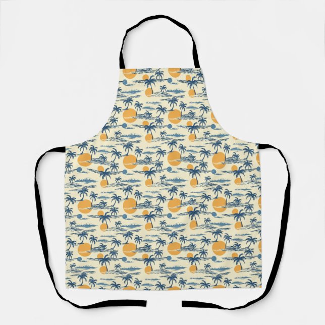 The Best Kind Of Therapy Is Tropical Therapy Apron (Front)