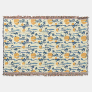The Best Kind Of Therapy Is Tropical Therapy Throw Blanket