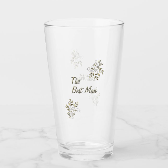 The Best Man Glass (Front)