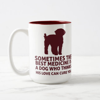The Best Medicine Doodle Service Dog 15oz Mug