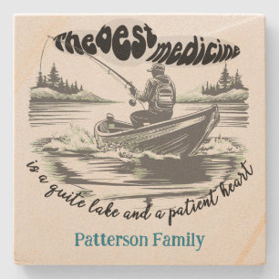 The Best Medicine, Quite Lake Fishing Stone Coaster