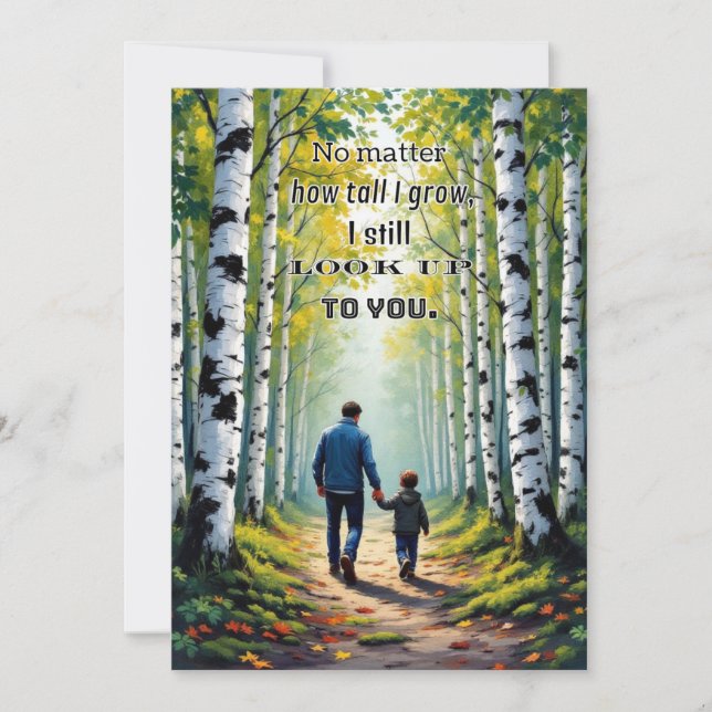 The best message for Father's Day Invitation (Front)