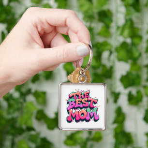 The best mom style graffiti key ring