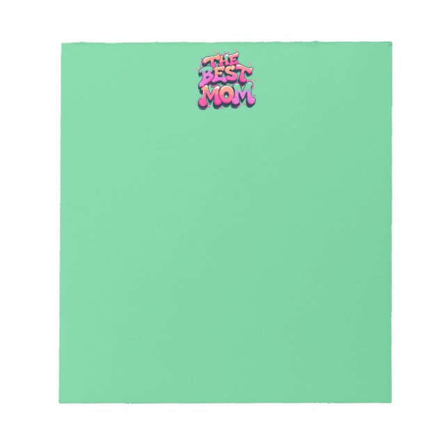 The best mom style graffiti notepad (Front)