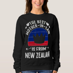The Best Mother In Law New Zealander New Zealand M Sweatshirt