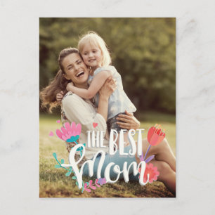 The Best Mum Customisable Postcard