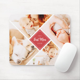The Best Mum Ever Modern Custom Photos Mouse Pad