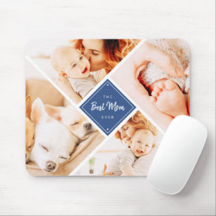 The Best Mum Ever Modern Custom Photos Mouse Pad
