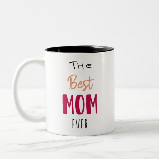 The Best Mum Every Coffee Tone Mug (Left)
