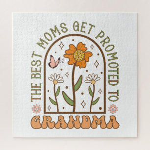 The Best Mum Gets Promoted To Grandma Jigsaw Puzzle