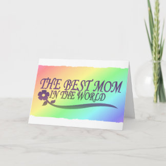 The Best Mum In The World Card