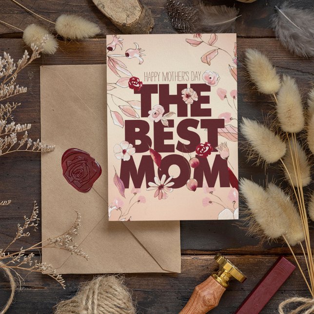 The Best Mum | Mother's Day  Card (Creator Uploaded)