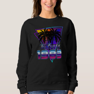 The Best Of 1983 Synthwave Vaporwave Birthday u201 Sweatshirt
