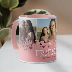 The Best of Friends Pink Photo Mug