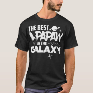 The Best Papaw in the Galaxy SciFi Gift T-Shirt