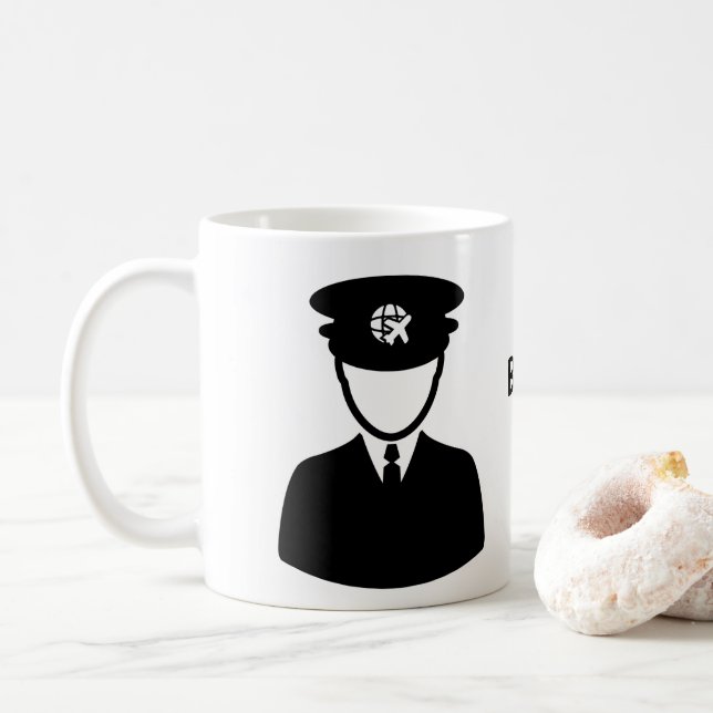 The best pilot ever coffee mug (With Donut)
