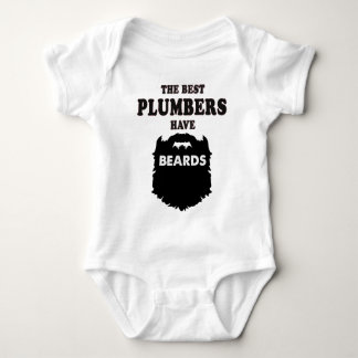 the best plumbers have beards pipe gift men, t shi baby bodysuit