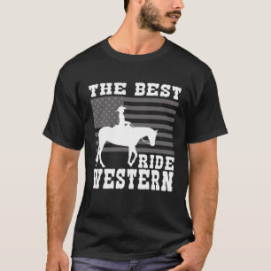 The Best ride Western Horse Reining Trail Rider 5 T-Shirt