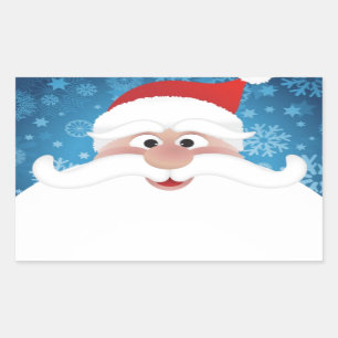 The Best Santa Rectangular Sticker