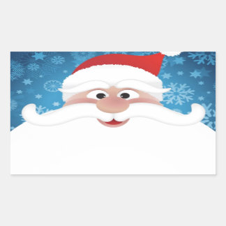 The Best Santa Rectangular Sticker