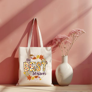 The best season autumn tote bag