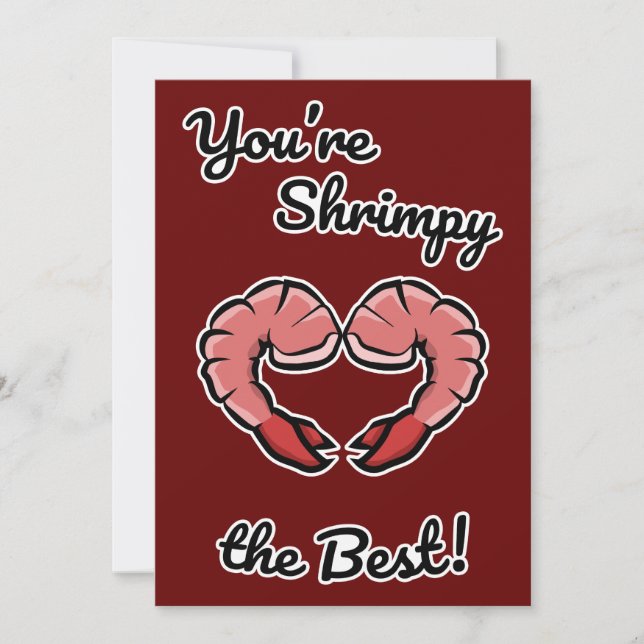 The best shrimp ever invitation (Front)