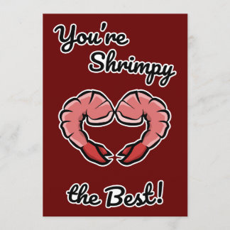 The best shrimp ever invitation