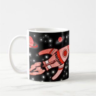 "The best son in the universe" red black mug