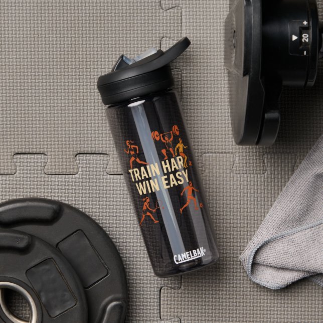 THE BEST Sportive Water Bottle – Train Hard, Win  (Gym (Rotated))