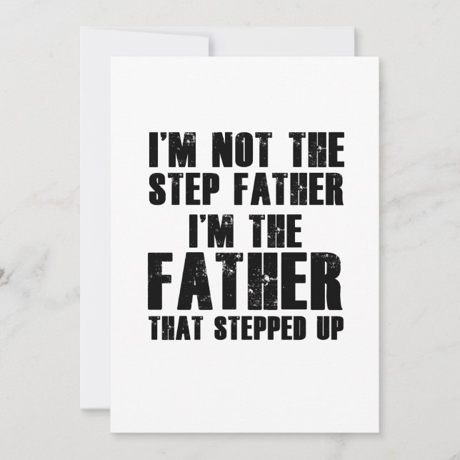 The Best step Father  step dad (Front)