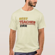 The Best Teacher Ever Typography Design