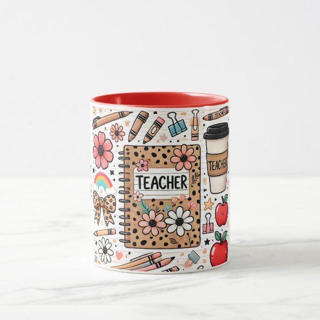 The Best Teacher Personalised Wrap Mug (Center)