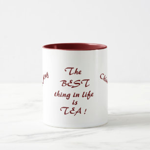 The BESt thing in life is TEA! Personalised Mug