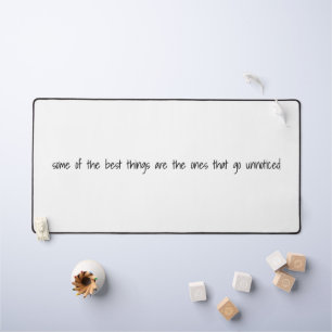 The Best Things Desk Mat