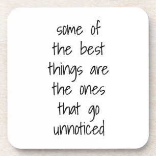 The Best Things Hard Plastic Coaster