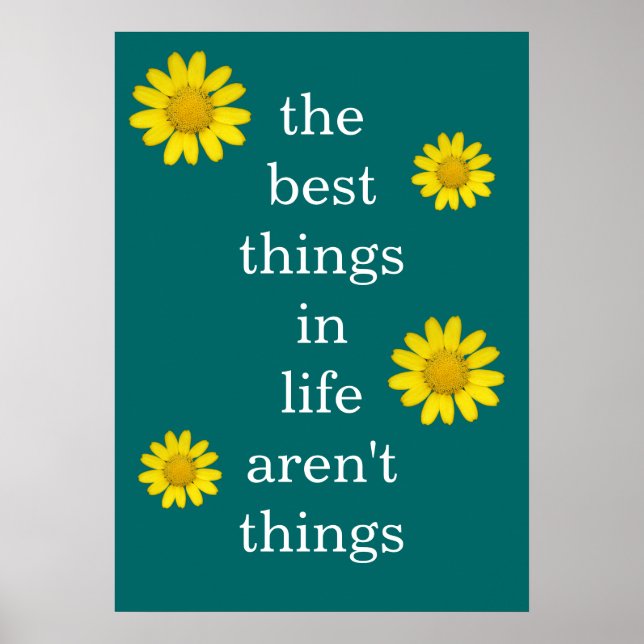 The Best Things in Life Poster (Front)