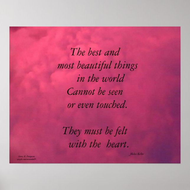 THE BEST...THINGS IN THE WORLD HELEN KELLER POSTER (Front)