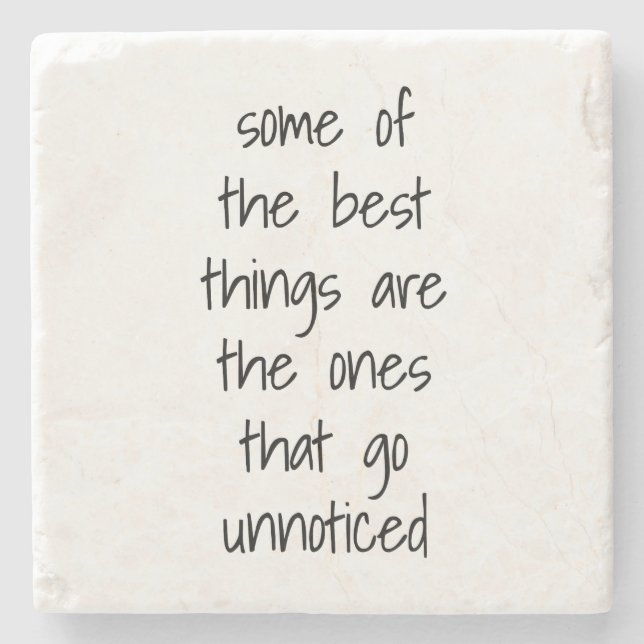 The Best Things Marble Stone Coaster (Front)