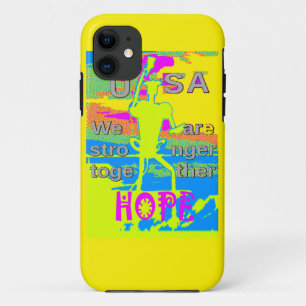 The Best USA Hope  Hillary Stronger Together iPhone 11 Case