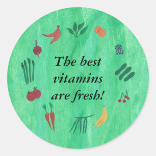 The best vitamins are fresh fruit veggie stickers