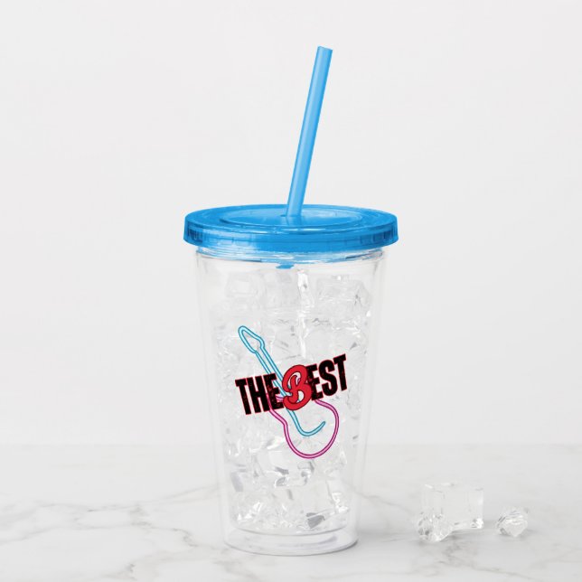 The Best.w Acrylic Tumbler (Back Ice)