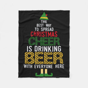 The Best Way To Spread Christmas Cheer Is Drinking Fleece Blanket