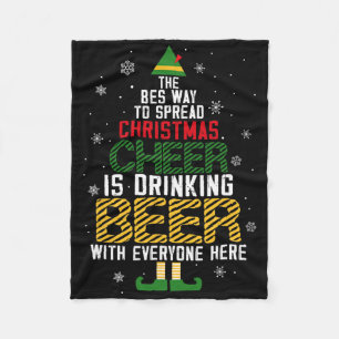 The Best Way To Spread Christmas Cheer Is Drinking Fleece Blanket