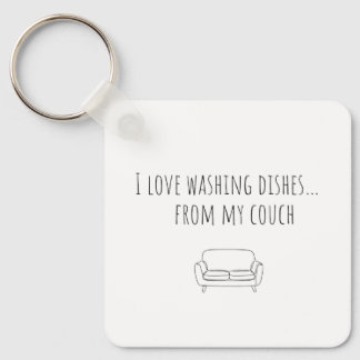 The best way to wash dishes key ring